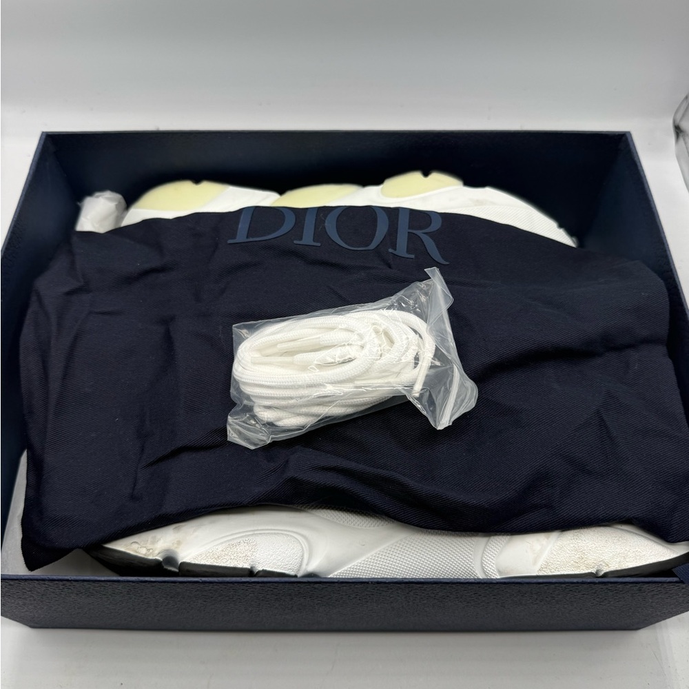 Dior White and Gray Men's Chunky Sneakers - Picture 6 of 7